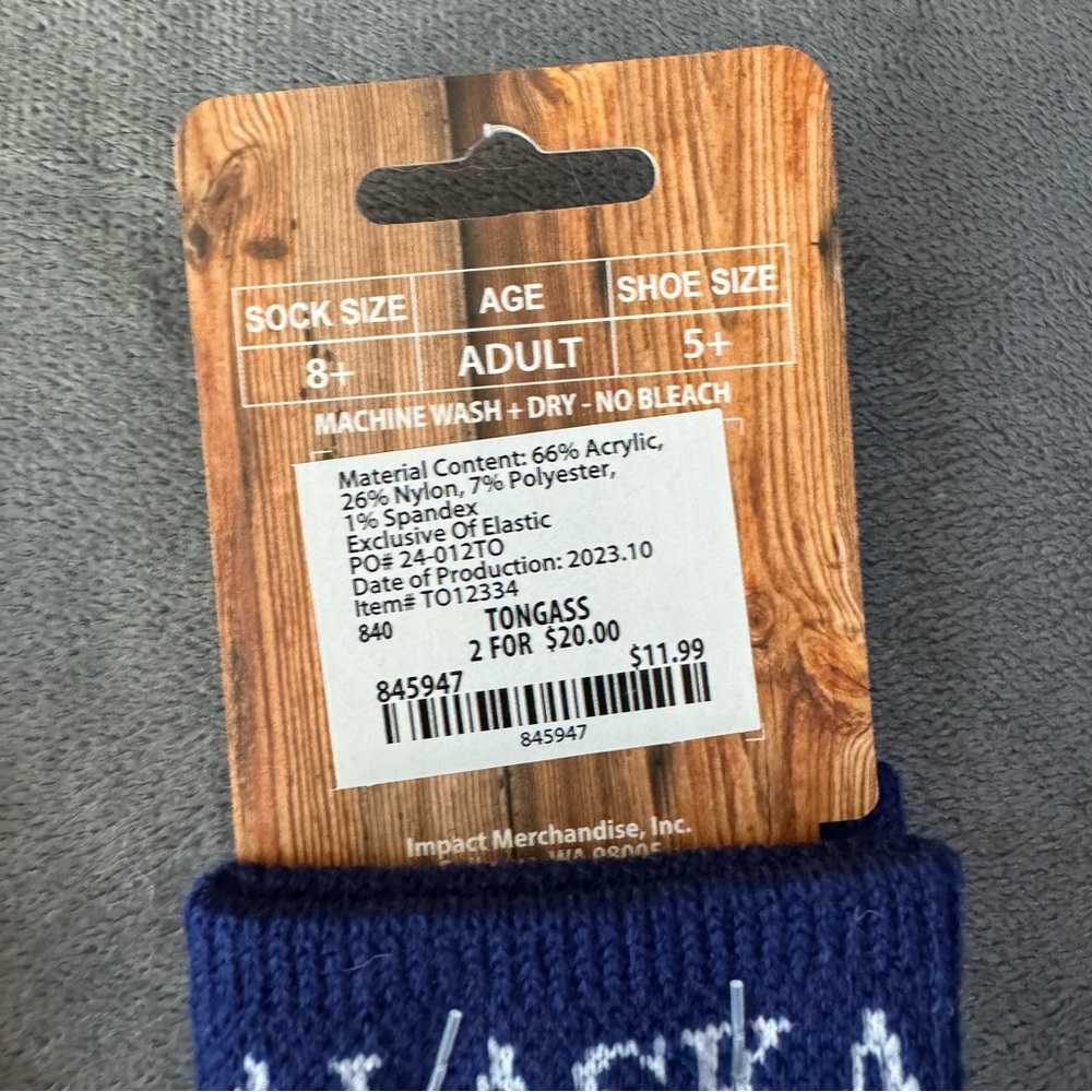 BNWT Set of 3 Alaska Tongass Socks - Picture 4 of 4